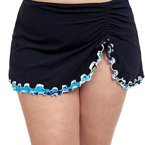 Profile by Gottex Women Moroccan Escape Full Figure Skirted Swim Bottom Plus 24W